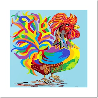 Fiesta Rooster Posters and Art